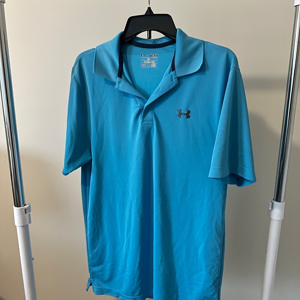 Under Armour Men's Aqua Polo Shirt